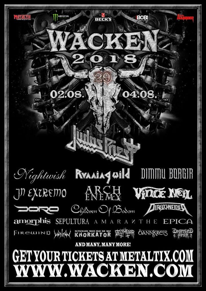 Wacken Open Air añaden más bandas al cartel de su próxima edición