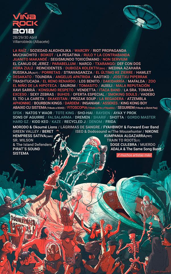 Warcry, Hamlet, Toundra y Stravaganzza entre otras, en el cartel del próximo Viña Rock