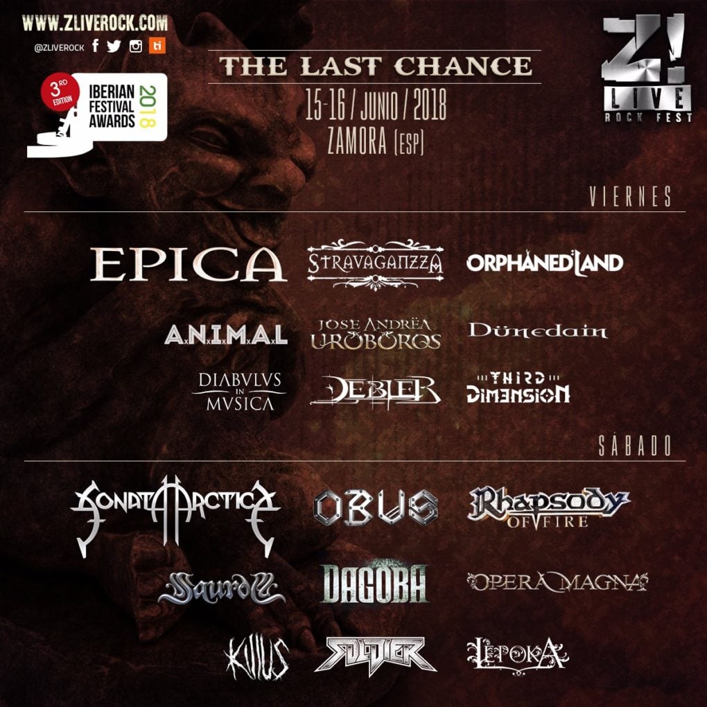 Buses Z Live Rock Fest 2018 Cartel Z Live Rock Fest 2018