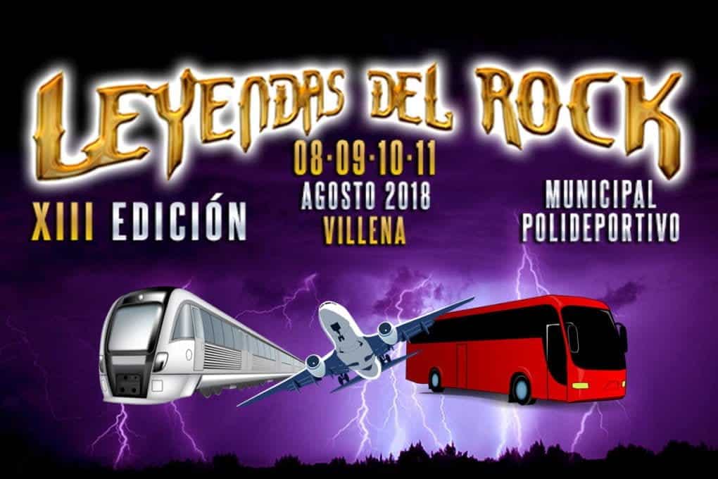 Buses Leyendas del Rock 2018 Viajes organizados Leyendas del Rock 2018