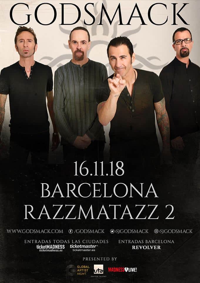 Godsmack Barcelona 2018