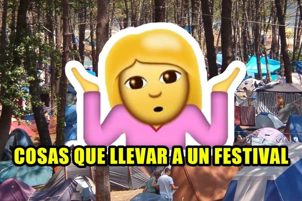 Cosas que llevar a un festival