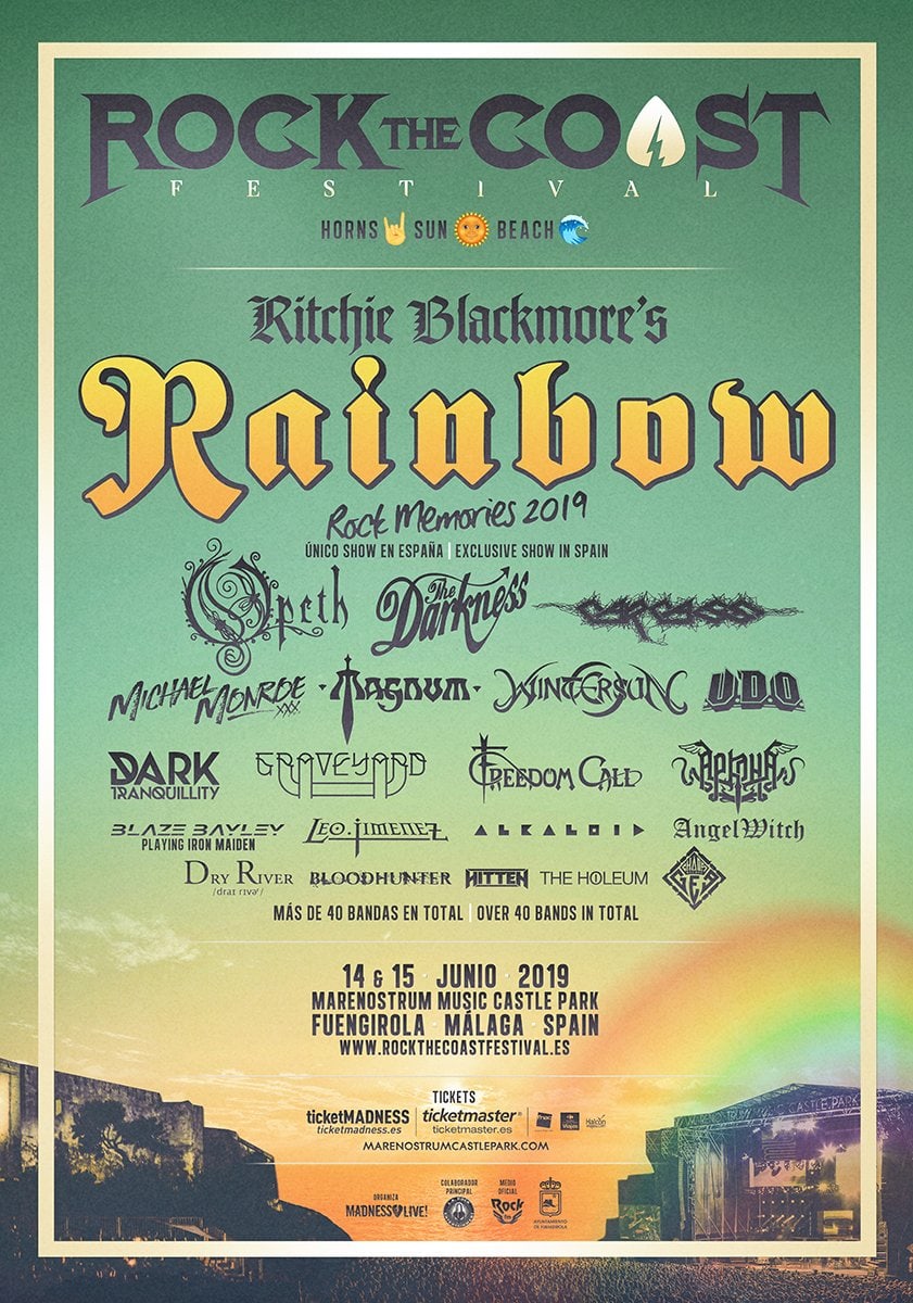 Rock The Coast 2019 segundas confirmaciones