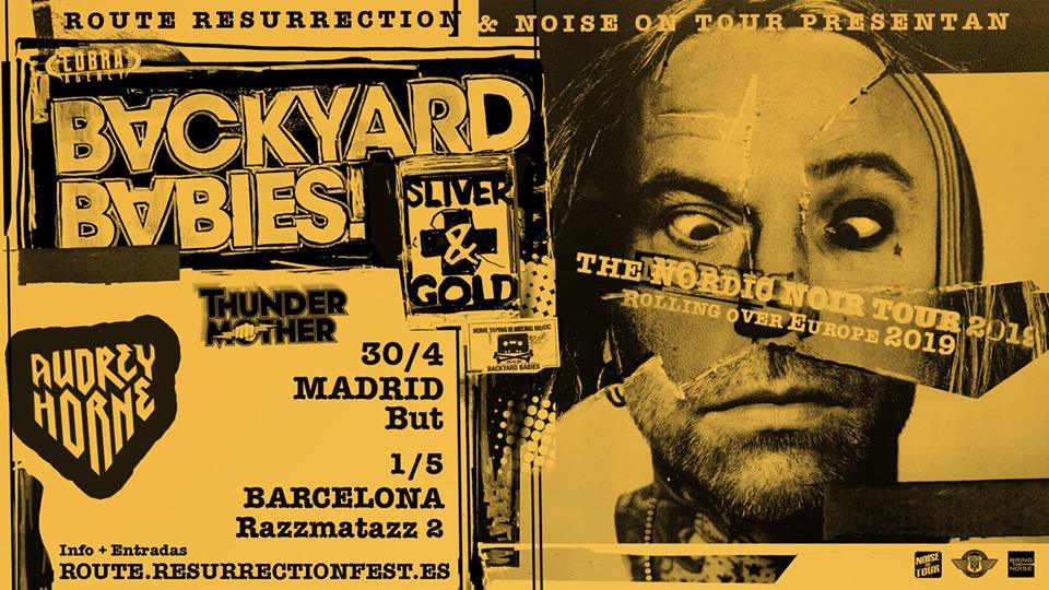 Gira Backyard Babies España 2019