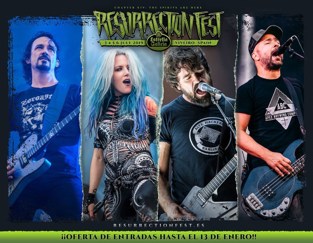 Gojira Arch Enemy Berri Txarrak Millencolin Resurrection Fest 2019