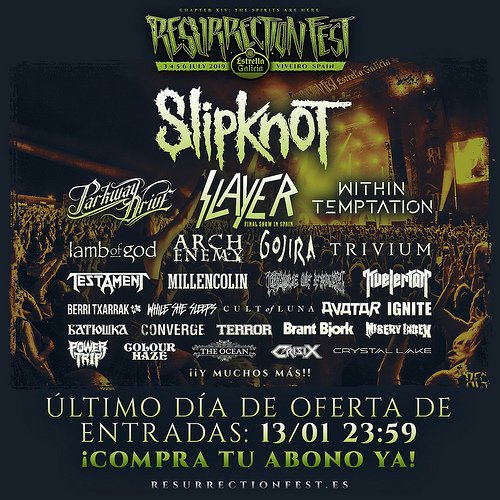 Resurrection Fest 2019 oferta abonos