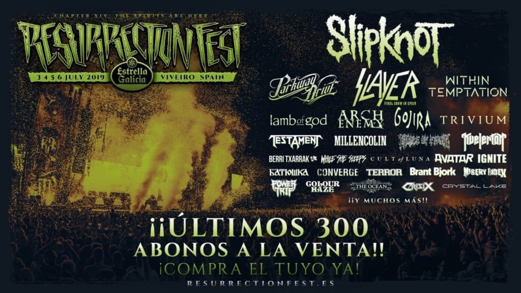 300 abonos Resurrection Fest 2019 sold out