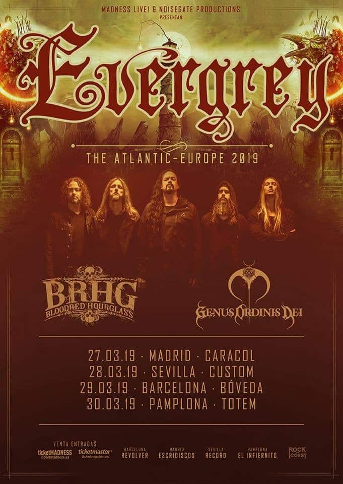 Evergrey España 2019