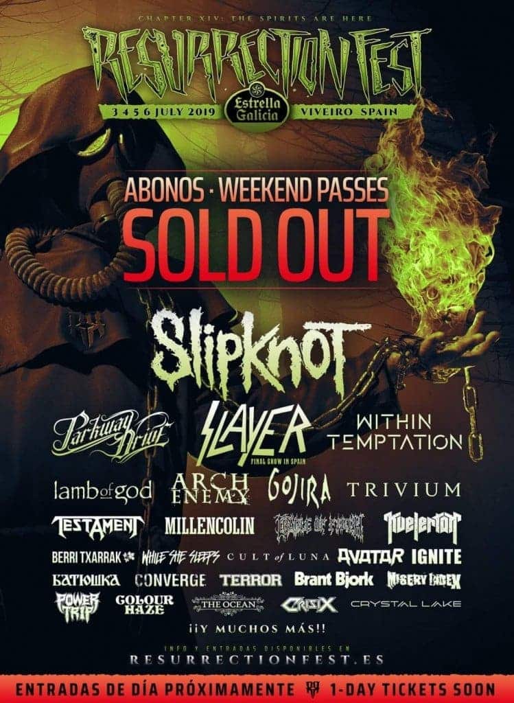 sold out Resurrection Fest 2019