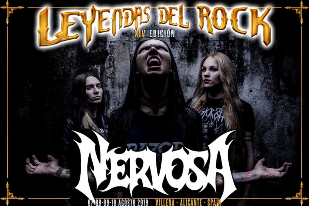 Nervosa Leyendas del Rock 2019