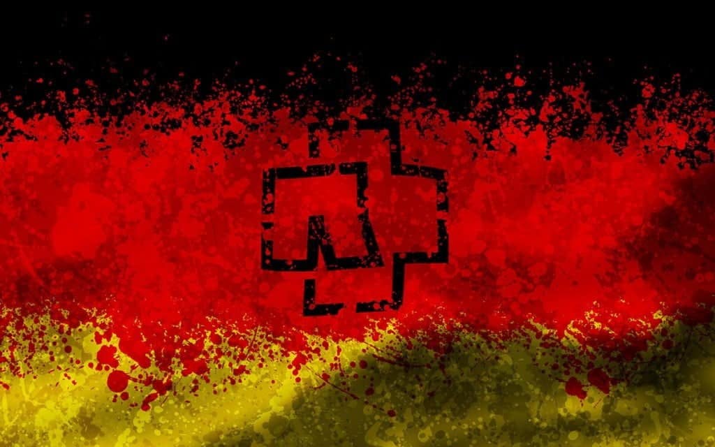 Rammstein Deutschland flag