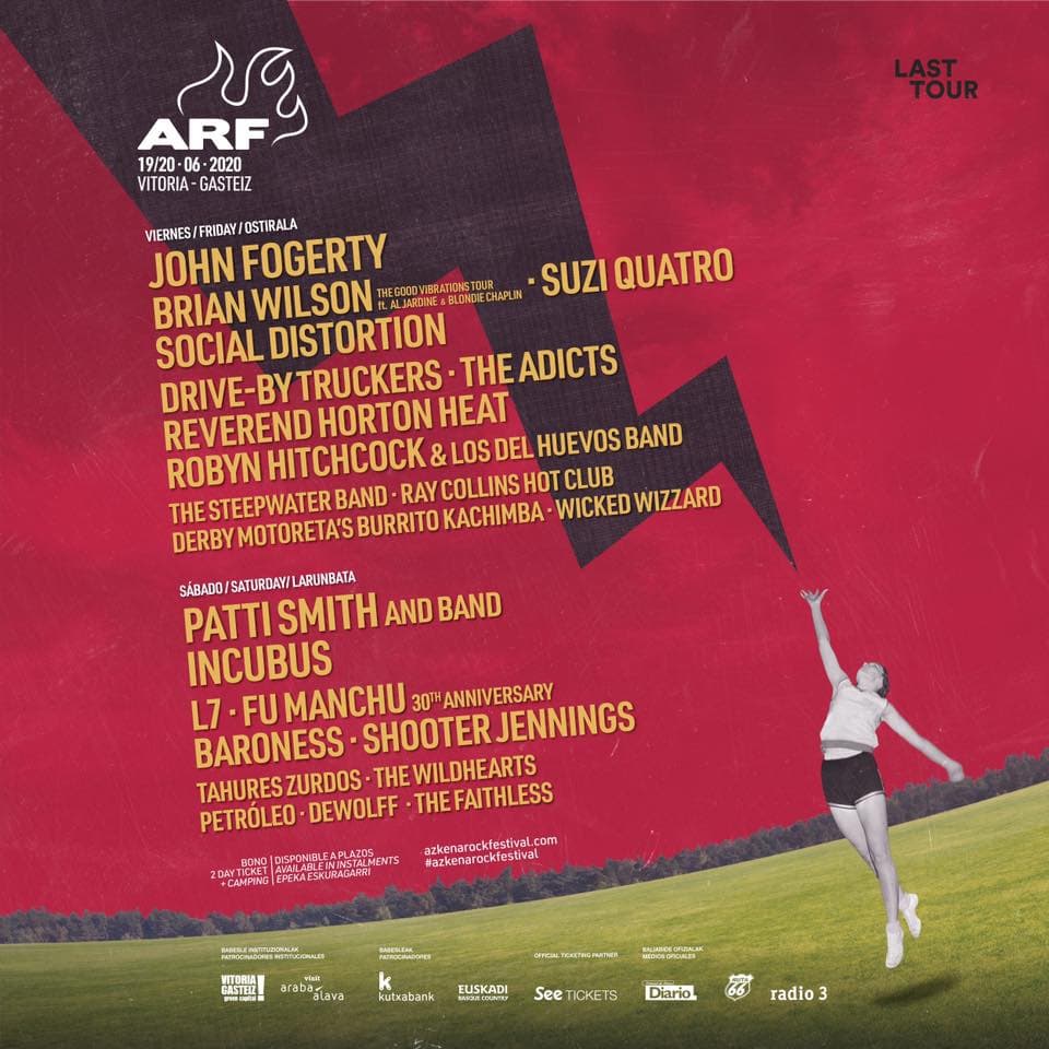 Cartel Azkena Rock Festival 2020