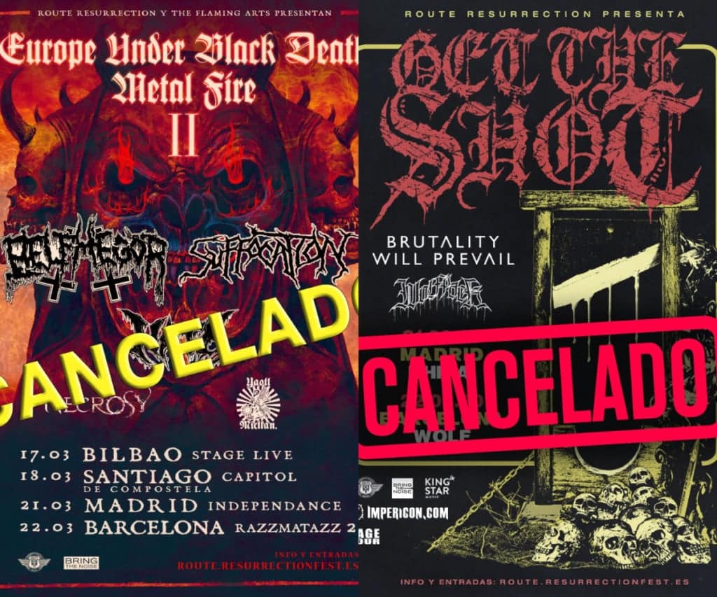 Gira Belphegor Suffocation Get The Shot cancelada