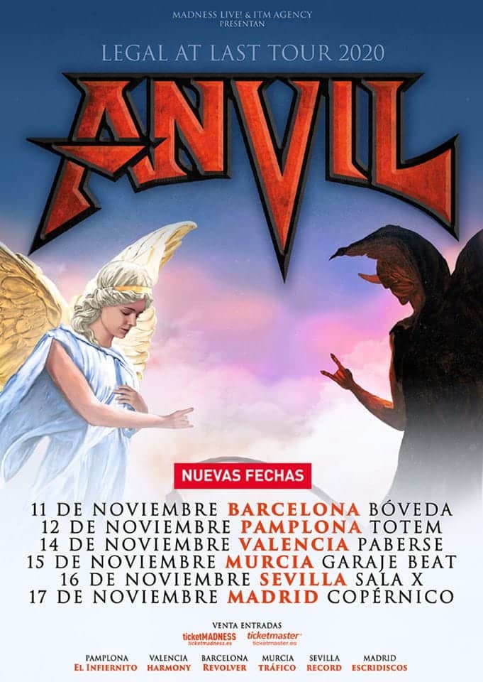 Anvil España noviembre