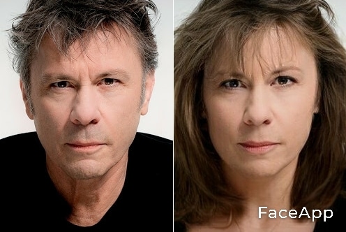 Bruce Dickinson FaceApp