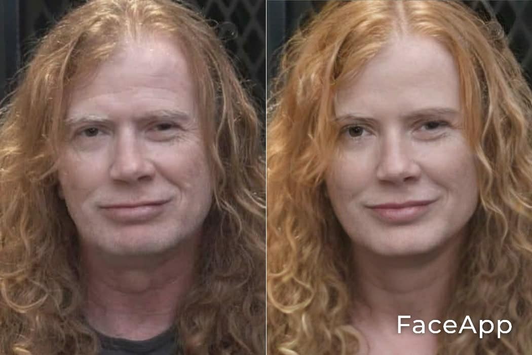 Dave Mustaine FaceApp