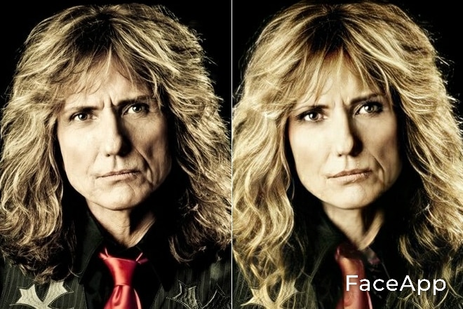 David Coverdale FaceApp