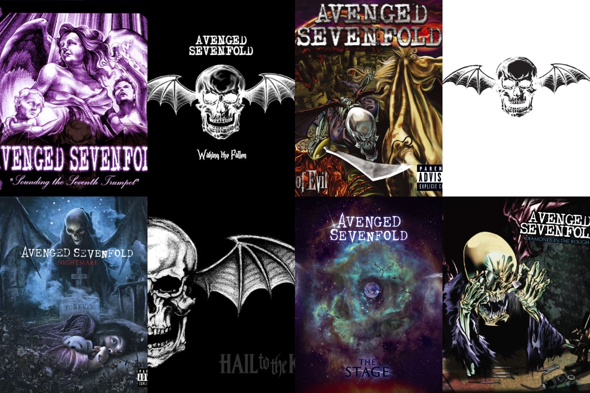 discos Avenged Sevenfold portadas