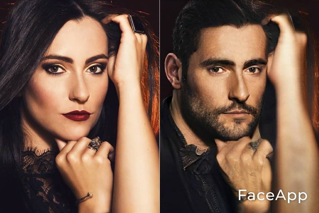 Diva Satánica FaceApp