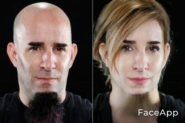 Scott Ian FaceApp