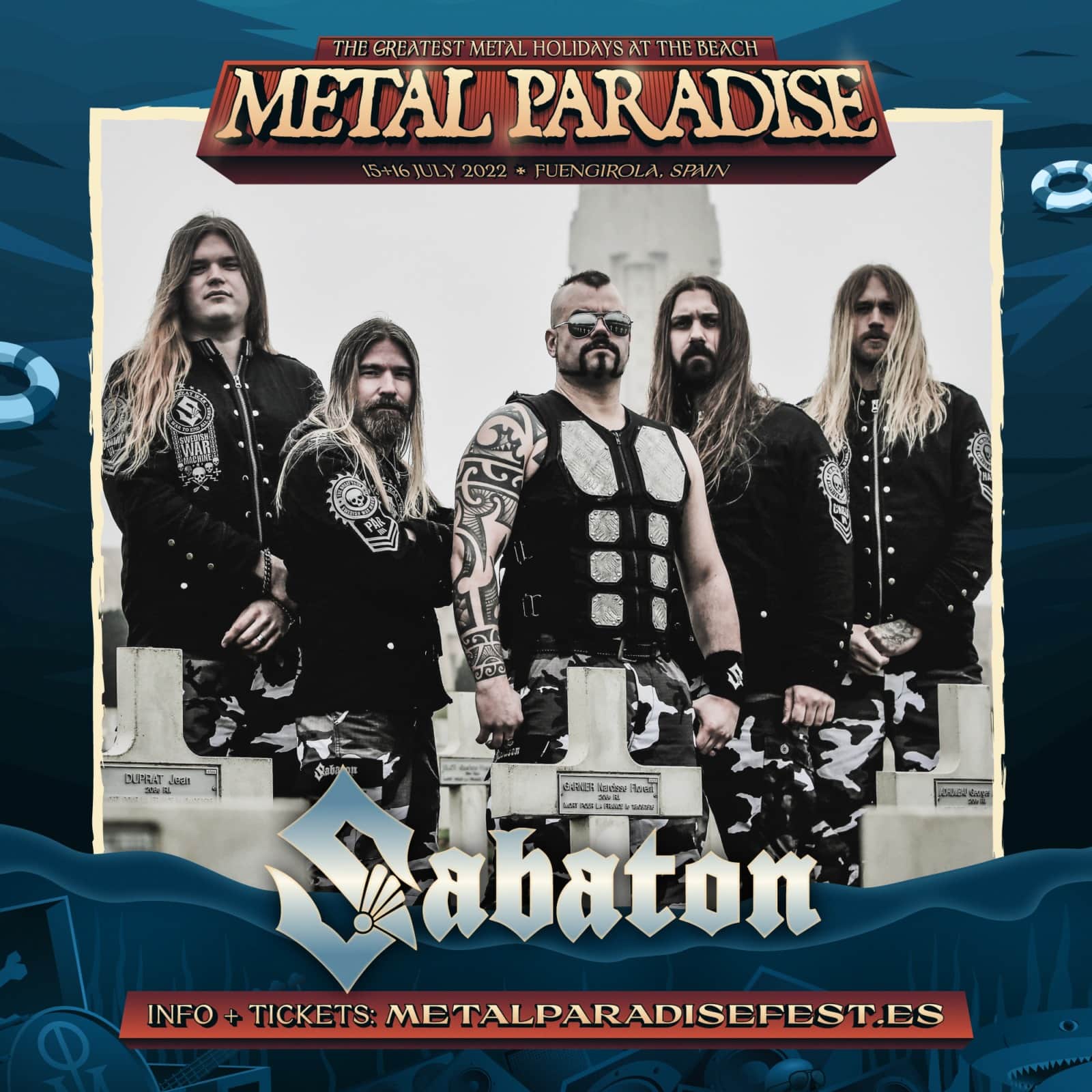 Sabaton Metal Paradise 2022