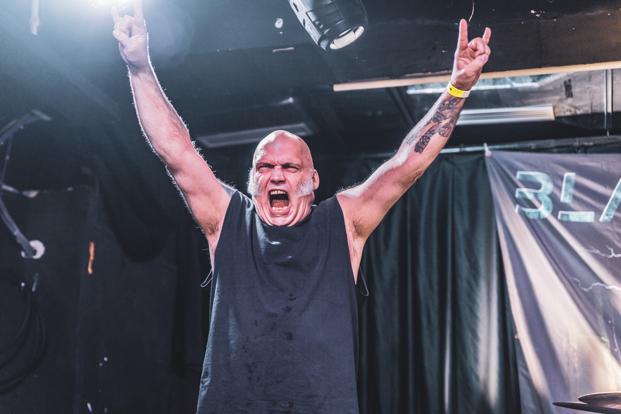 Blaze Bayley en Barcelona (Foto: Sergi Ramos)